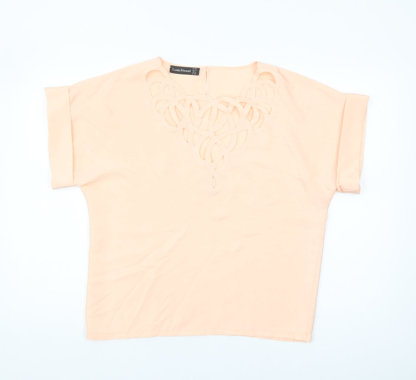 Louis Féraud Women's Beige Blouse Size 12