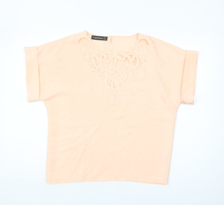 Louis Féraud Women's Beige Blouse Size 12