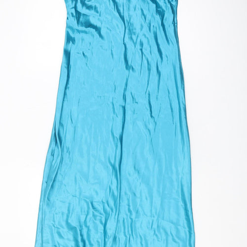 Bay Trading Company Women's Blue Slip Dress Size 12