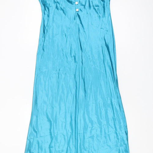 Bay Trading Company Women's Blue Slip Dress Size 12
