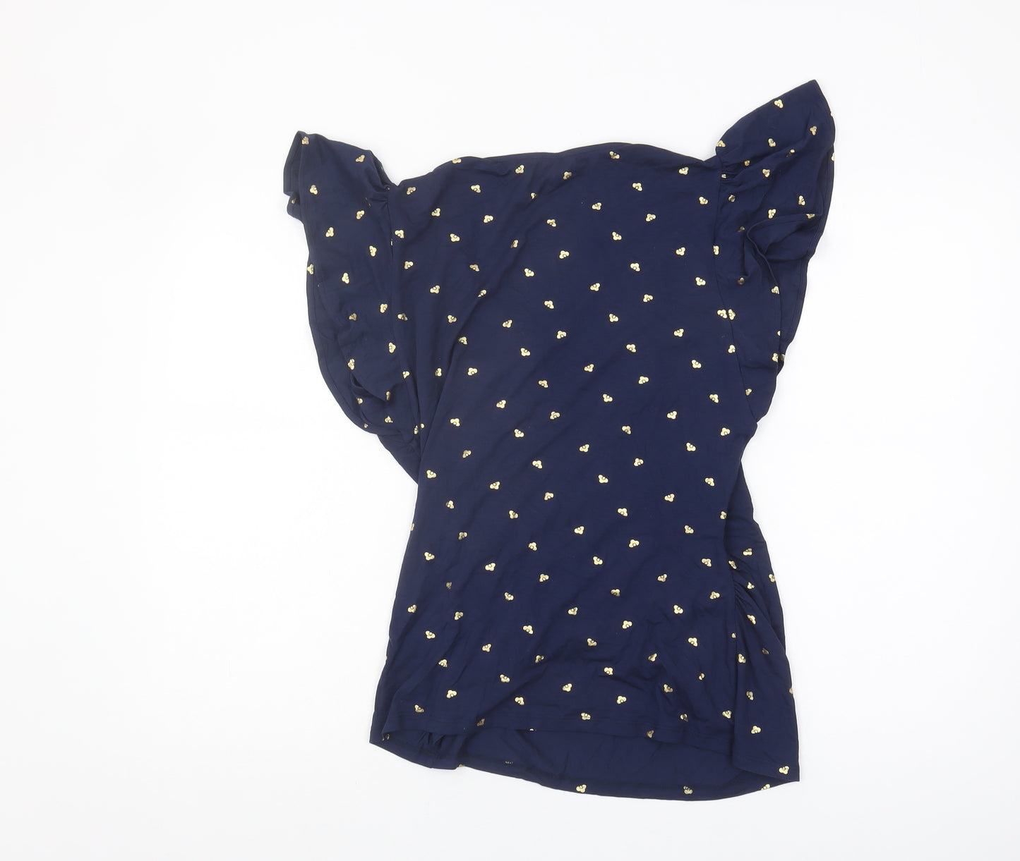 Boden Women's Blue Wrap Top, Size 14