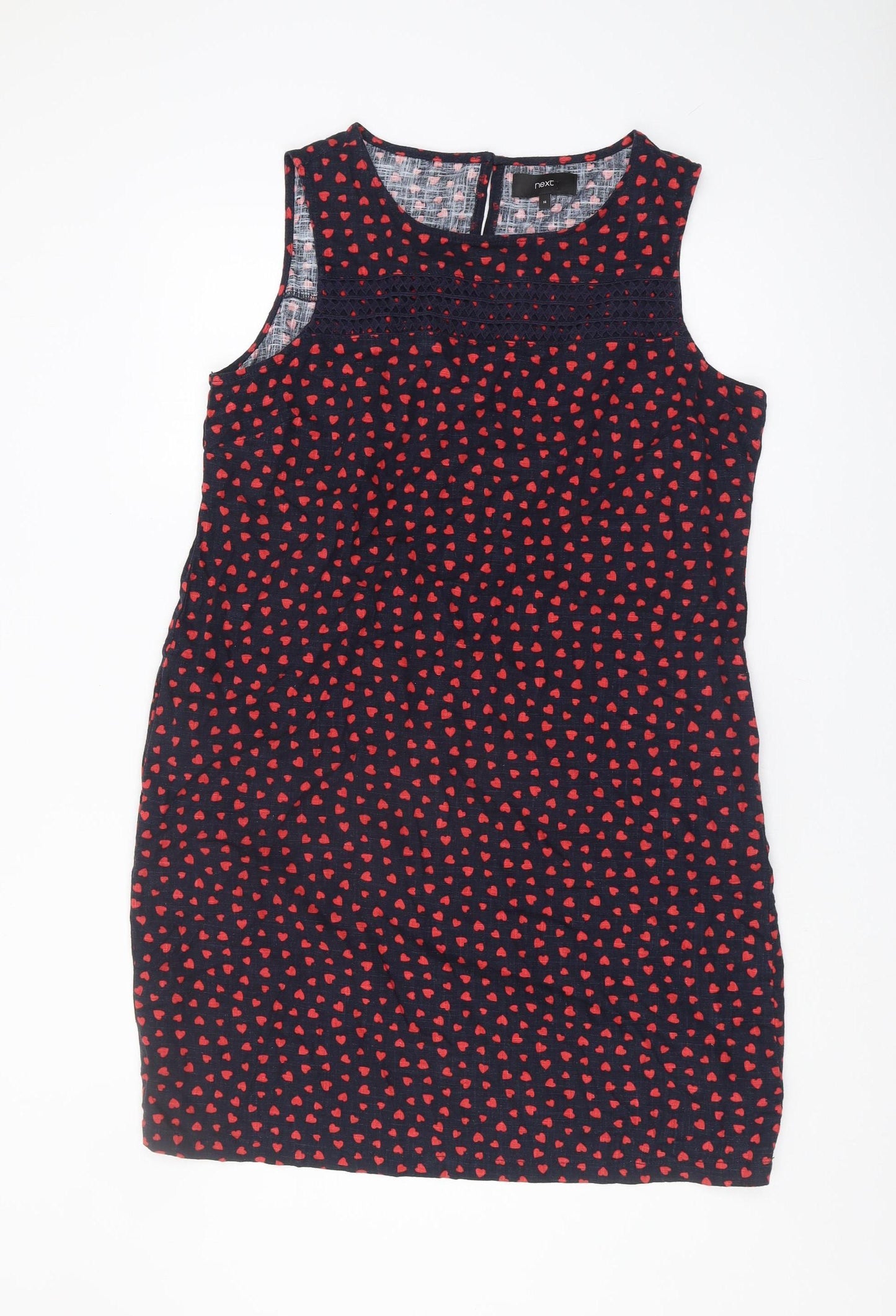 Next Women's Multicoloured Shift Dress Size 14