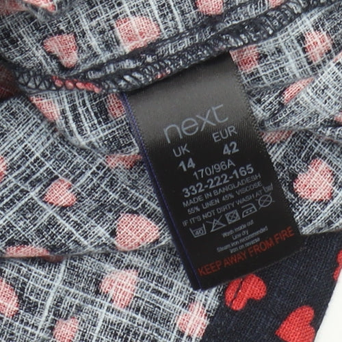 Next Women's Multicoloured Shift Dress Size 14