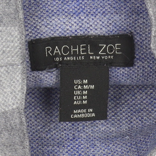 Rachel Zoe Women's Grey Plaid Pullover Jumper - M
