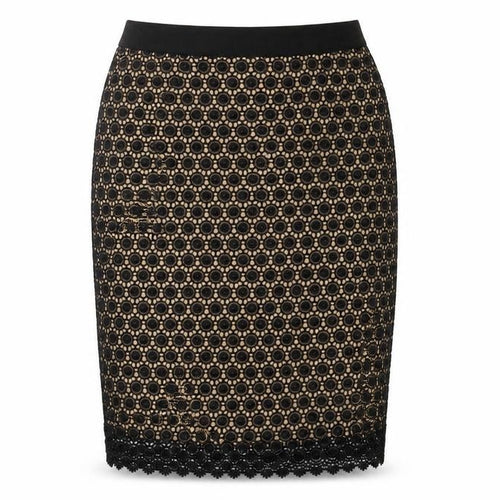 Marks and Spencer Women's Black Lace Pencil Skirt Size 16