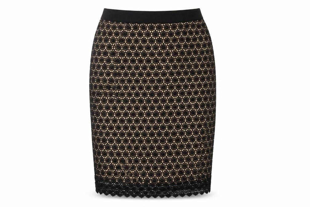 Marks and Spencer Women's Black Lace Pencil Skirt Size 16