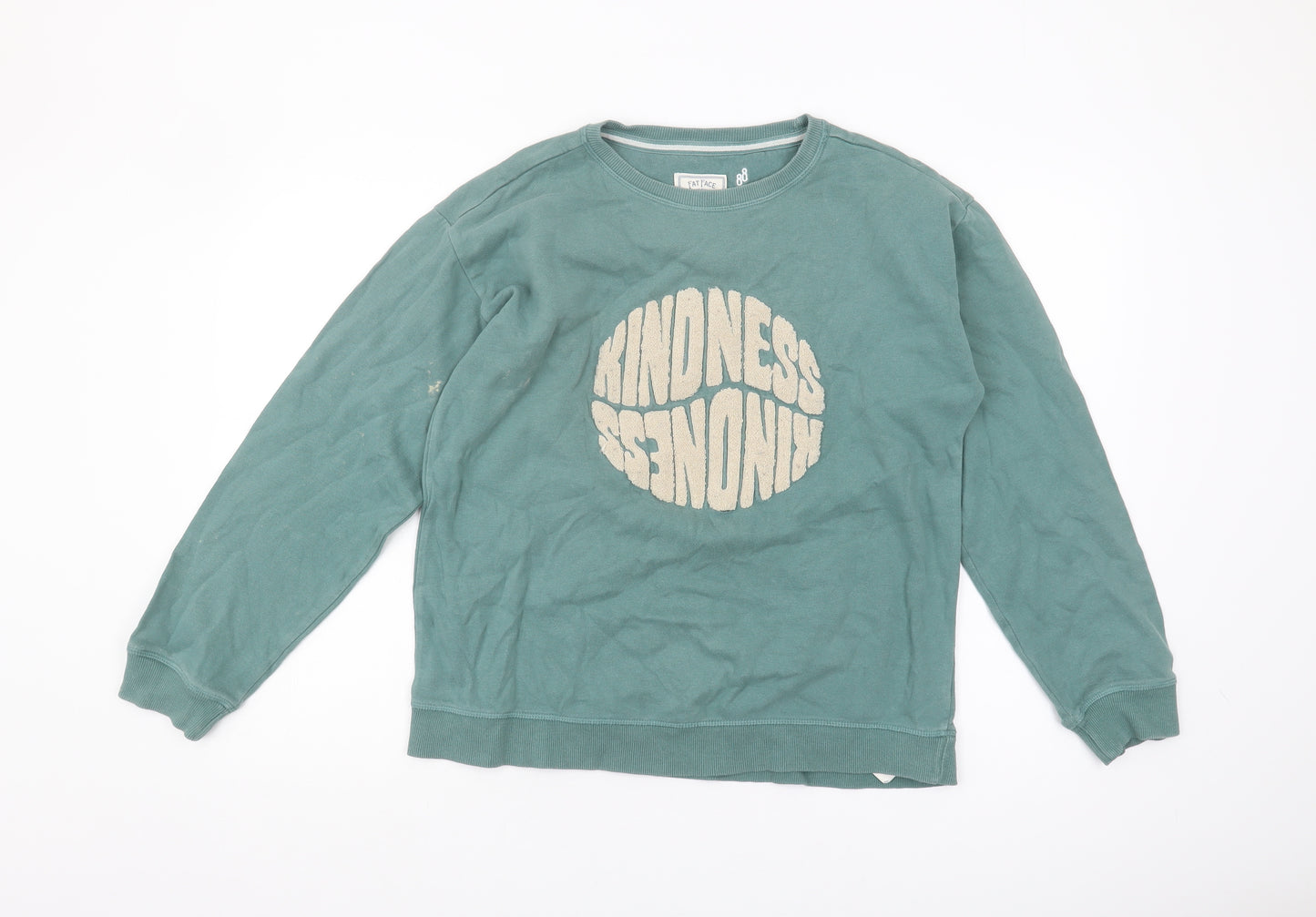 Fat Face Women's Green Graphic Print Pullover Sweatshirt