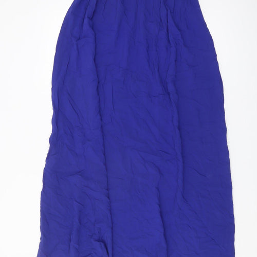 New Look Women's Blue Midi Skirt Size 12