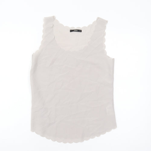 Oasis Women's Beige Tank Top Size 8