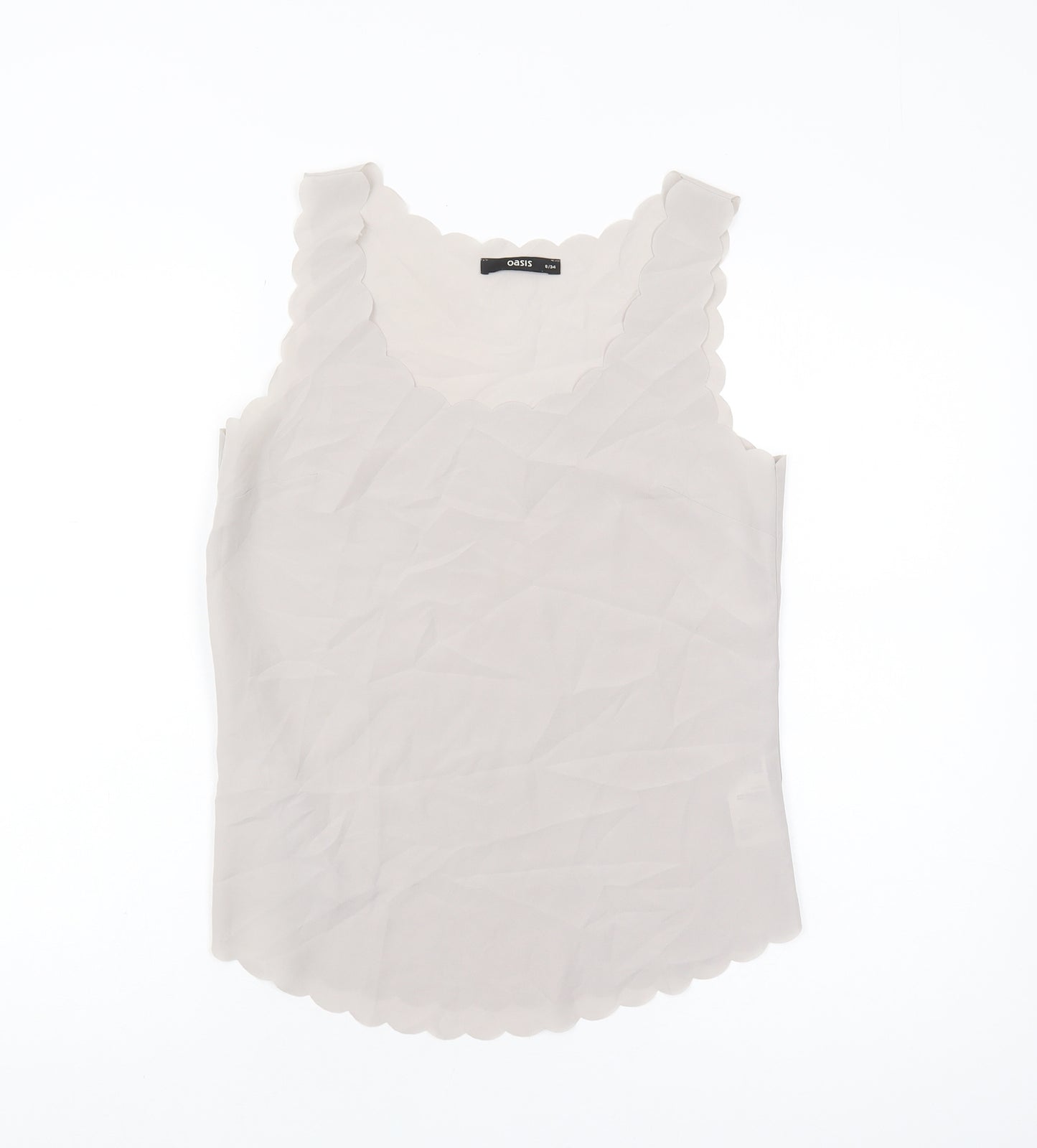 Oasis Women's Beige Tank Top Size 8