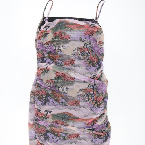 PrettyLittleThing Women's Multicoloured Dress Size 12