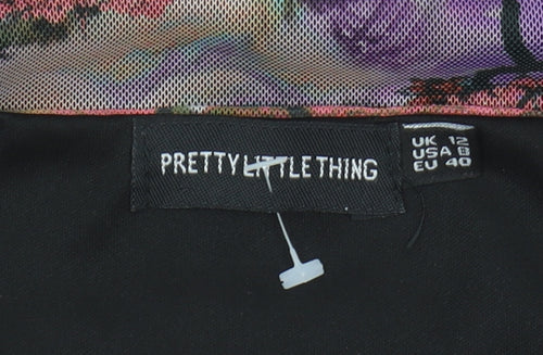 PrettyLittleThing Women's Multicoloured Dress Size 12