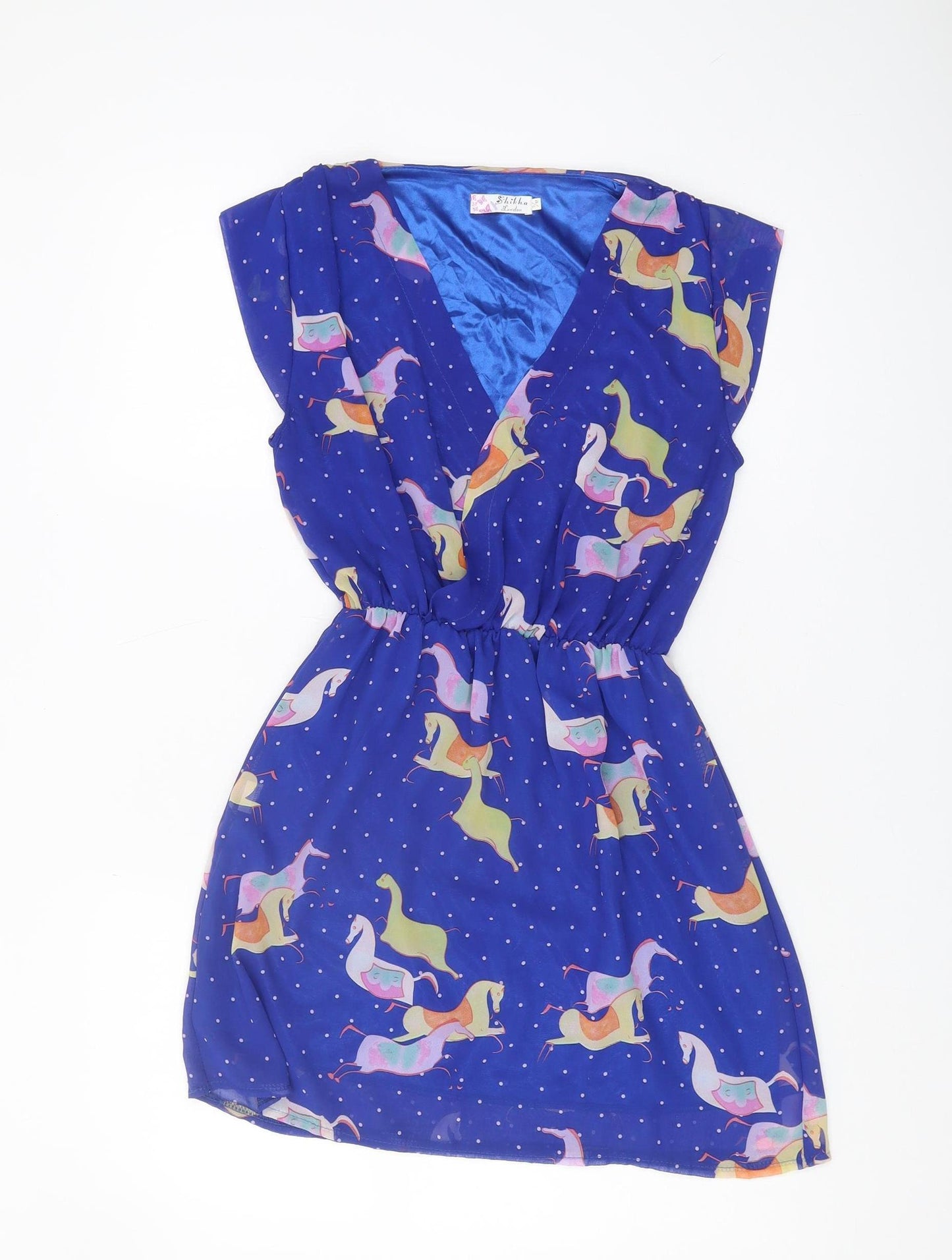 Shikha London Womens S Multicoloured Wrap Dress