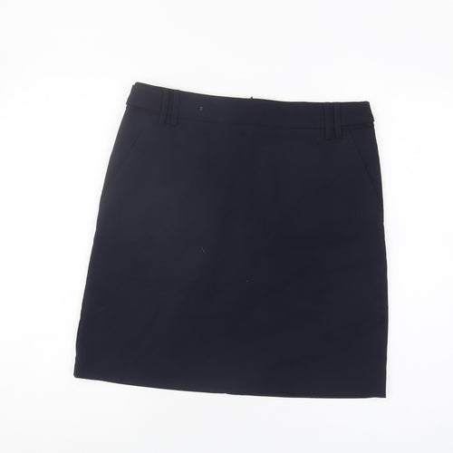 Next Women's Blue Pencil Skirt, Size 10 with Pockets