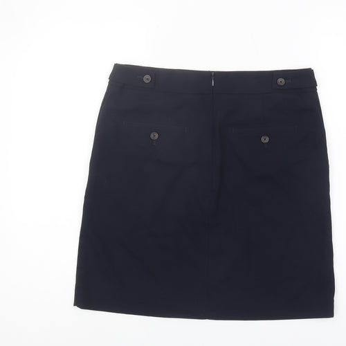 Next Women's Blue Pencil Skirt, Size 10 with Pockets