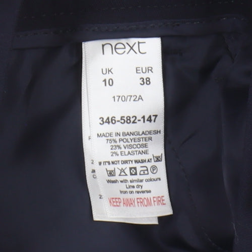 Next Women's Blue Pencil Skirt, Size 10 with Pockets