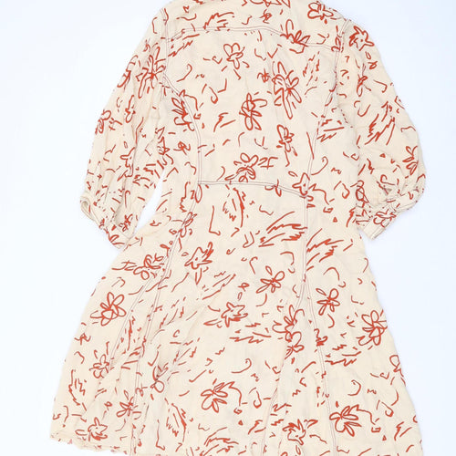 Jigsaw Women's Multicoloured Floral Dress UK 10