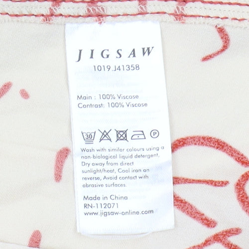 Jigsaw Women's Multicoloured Floral Dress UK 10
