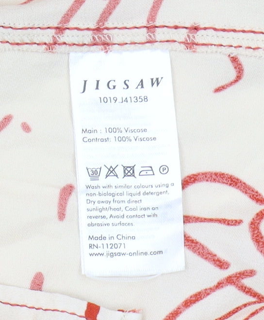 Jigsaw Women's Multicoloured Floral Dress UK 10