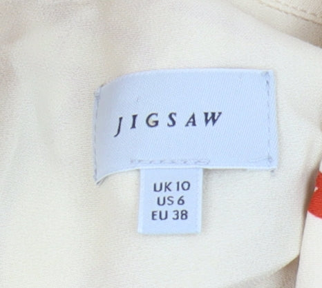 Jigsaw Women's Multicoloured Floral Dress UK 10