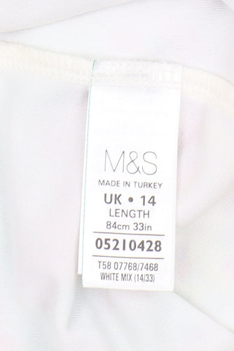 Marks and Spencer Women's Floral Midi Skirt, Size 14, A-Line Style