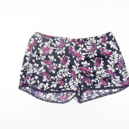 Marks and Spencer Women's Multicoloured Size 12 Floral Sleep Shorts