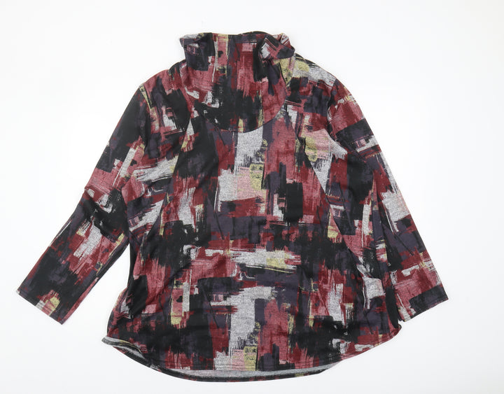 Maison de Nimes Women's XL Geometric High Neck Top