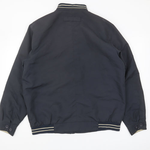 Premier Man Men's Blue Varsity Jacket L