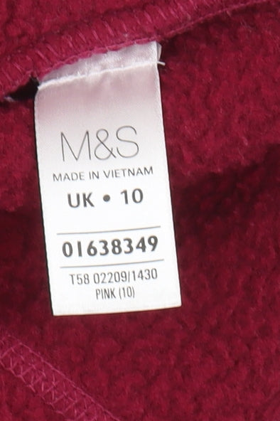 Marks and Spencer Women's Pink Jacket Size 10