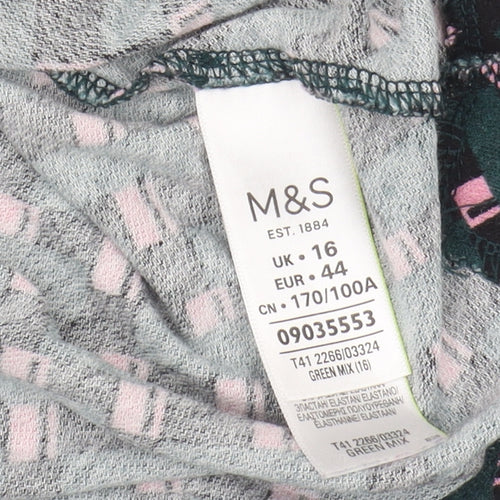 Marks and Spencer Women's Geometric Top, Size 16