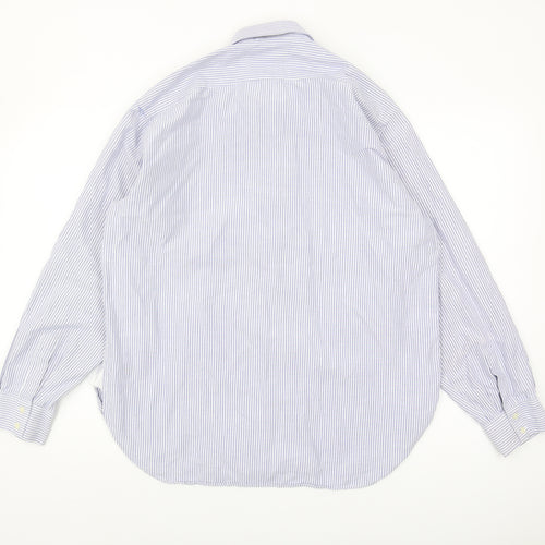 The Oxford Shirt Co. Men's Blue Striped 16 Shirt