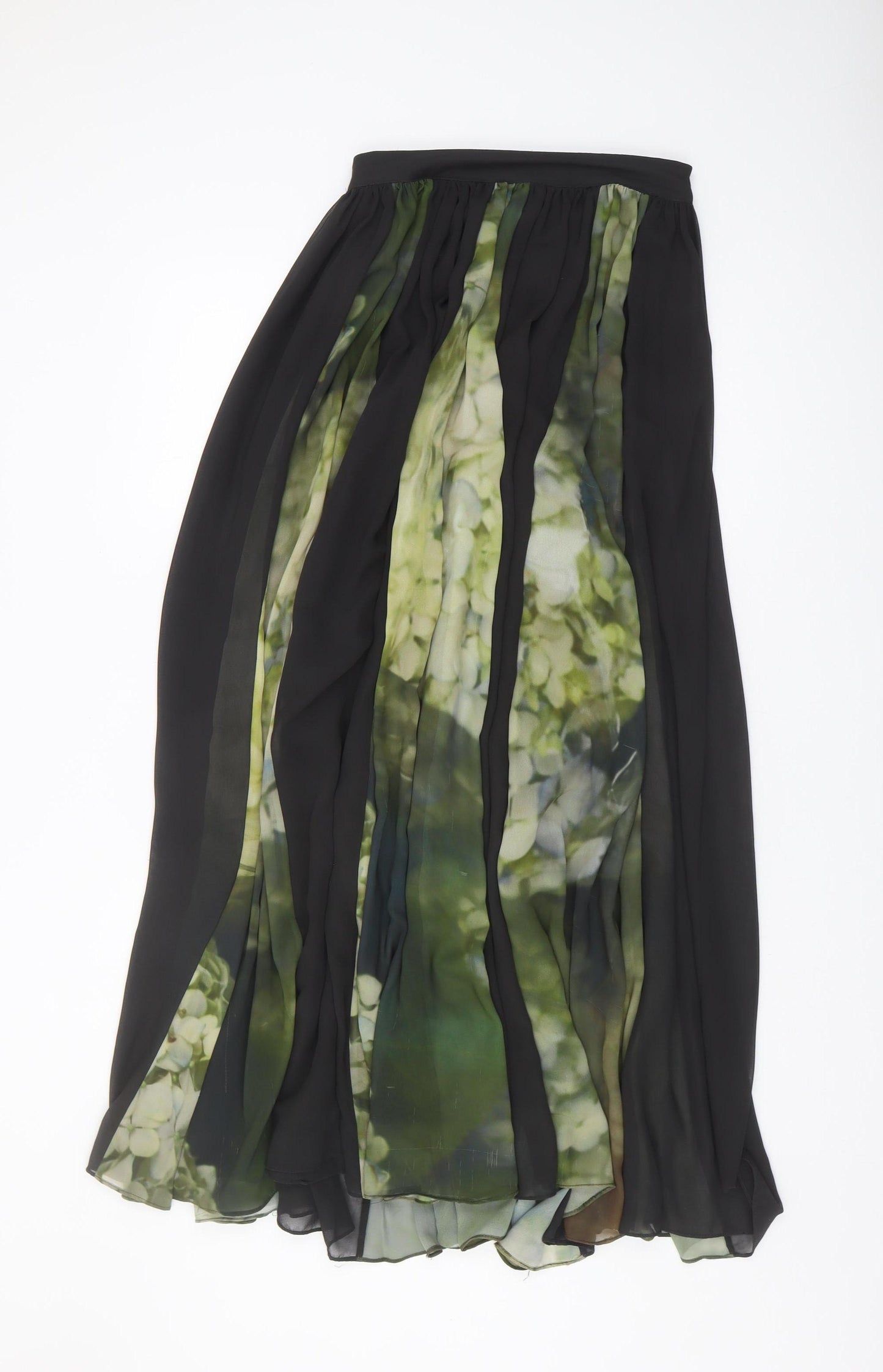 Reiss Women's Multicoloured Pleated Midi Skirt, Size 4