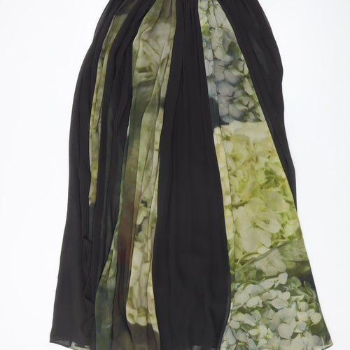 Reiss Women's Multicoloured Pleated Midi Skirt, Size 4