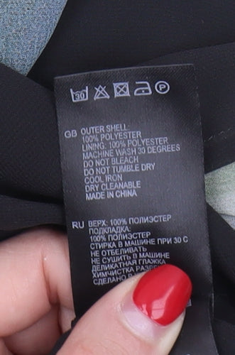 Reiss Women's Multicoloured Pleated Midi Skirt, Size 4