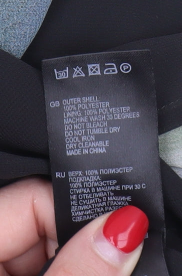 Reiss Women's Multicoloured Pleated Midi Skirt, Size 4