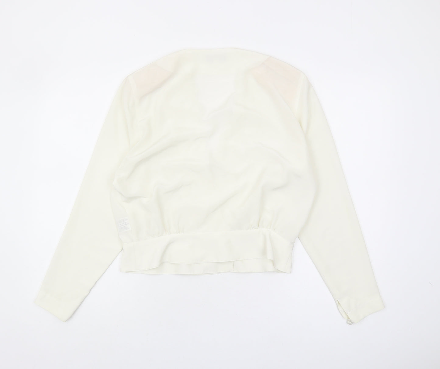 Windsmoor Women's Ivory Blouse Size 12 Long Sleeve