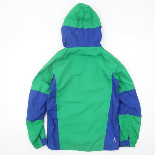 Regatta Boys Green Blue Puffer Jacket Hooded 11-12 Years
