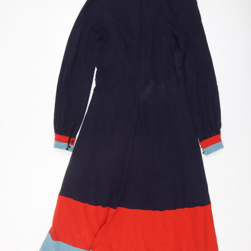 Boden Women's Multicoloured Size 12 A-Line Midi Dress