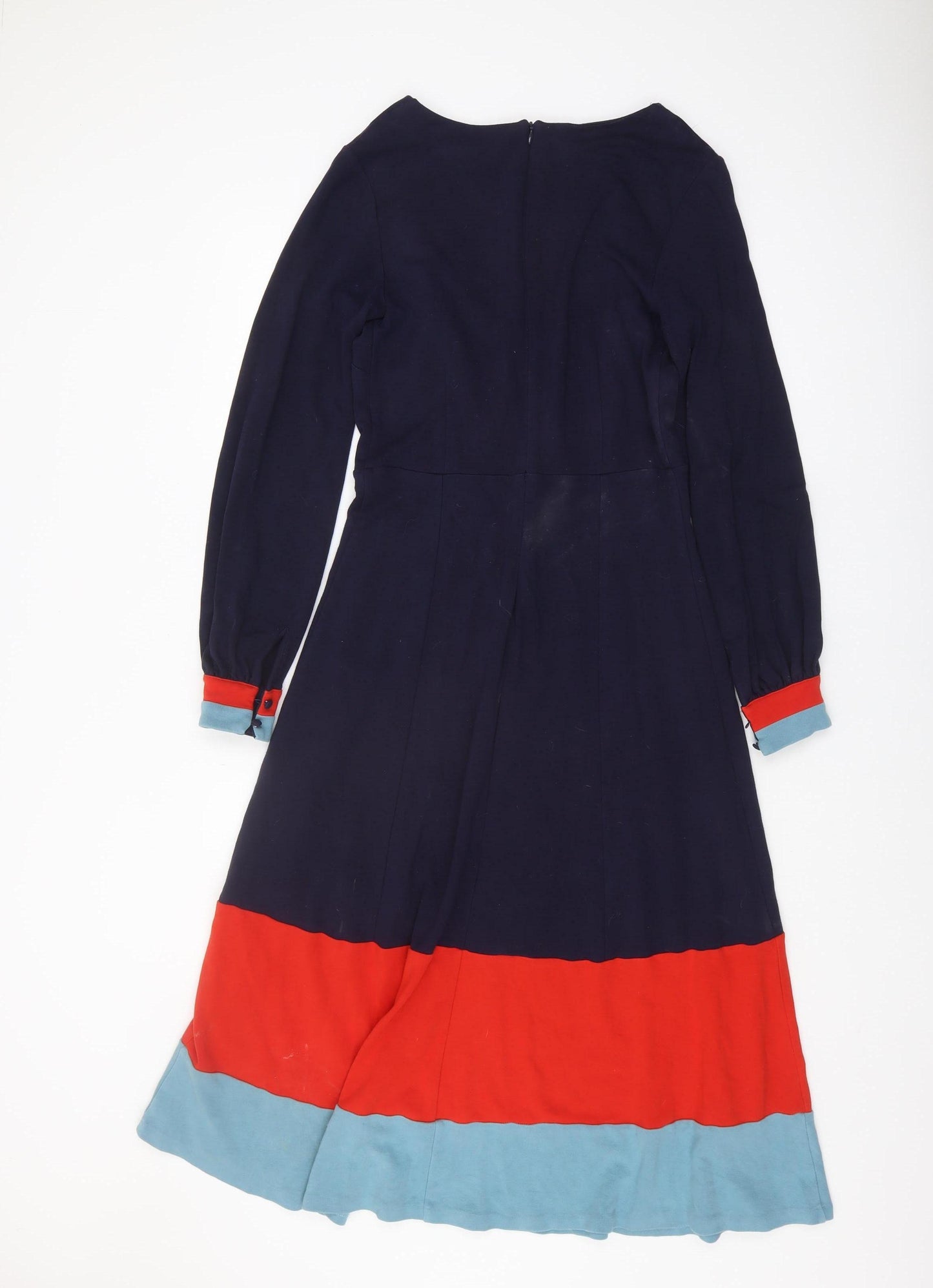 Boden Women's Multicoloured Size 12 A-Line Midi Dress