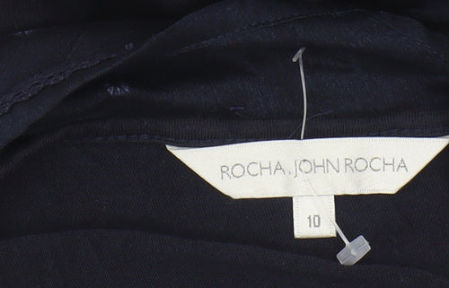 Rocha John Rocha Blue Floral Women's Dress Size 10