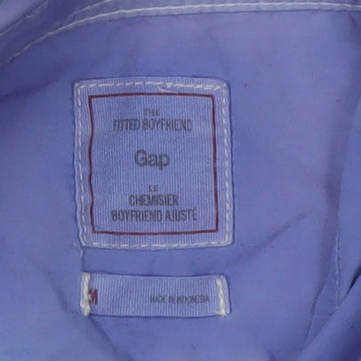 Gap Unisex Blue Tie-Dye Button-Up Shirt M