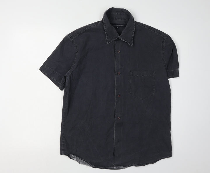 French Connection Men's Black Shirt M - Casual Style