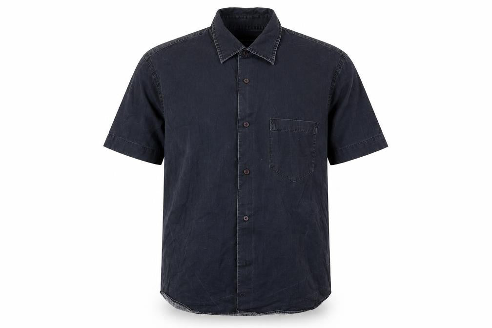 Front view of French Connection Men's Black Shirt M - Casual Style