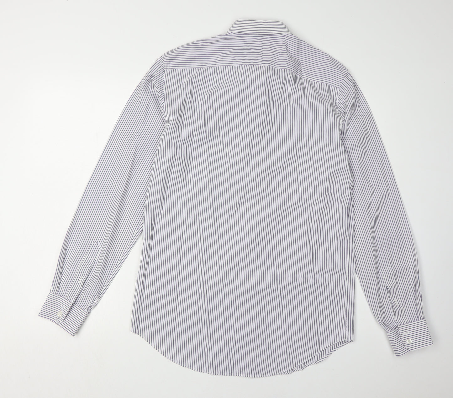 St.George by Duffer Men's Stripe Shirt Slim Fit 15.5