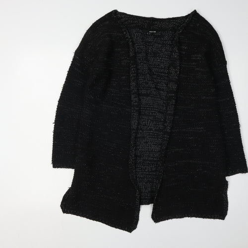 Tally Weijl Women's Black Open Front Cardigan S Knit Long Sleeve
