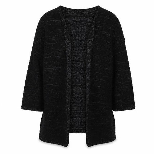 Tally Weijl Women's Black Open Front Cardigan S Knit Long Sleeve