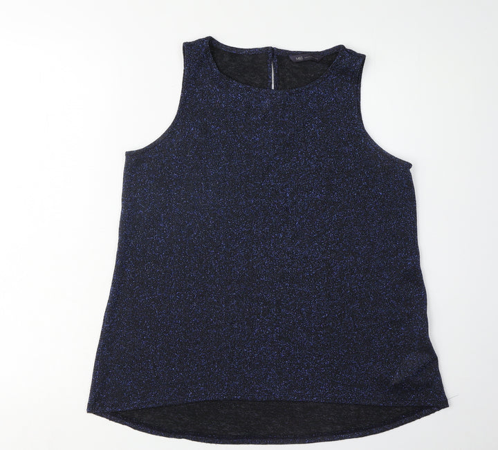 Marks and Spencer Women's Black Tank Top Size 10