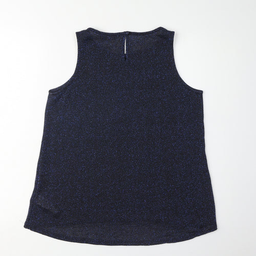 Marks and Spencer Women's Black Tank Top Size 10