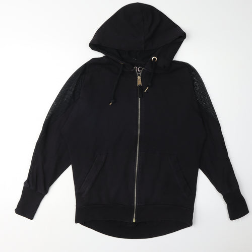 Nine by Savannah Miller Women's Black S Full Zip Hoodie