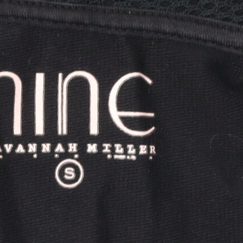 Nine by Savannah Miller Women's Black S Full Zip Hoodie